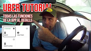 UBER 🚕 TUTORIAL PARA NUEVOS CONDUCTORES  TODAS SUS FUNCIONES [upl. by Gabriellia]