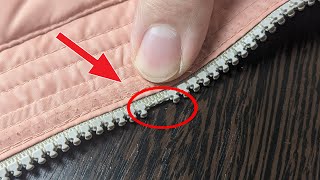 The tailor shared a secret How to fix a broken zipper [upl. by Schiro392]