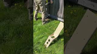 How to repair your Fence Post Does your Fence Lean Need to Fix your Post to adjust your Fence [upl. by Adnolaj350]