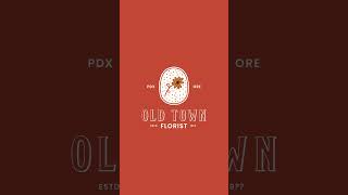 Local Logo Redesign  Old Town Florist logo branding graphicdesign logodesign [upl. by Llorrad491]