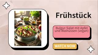 BulgurSalat mit Apfel und Walnüssen [upl. by Pinebrook481]