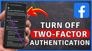 How to Turn Off TWO FACTOR AUTHENTICATION On Facebook  Facebook Tutorial [upl. by Yseult]