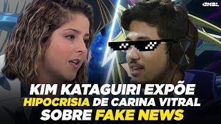 Kim Kataguiri desmascara Carina Vitral sobre Fake News [upl. by Onaimad478]