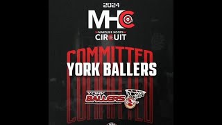 2025 York Ballers v South Africa Prep Exhibition April 8 2024 [upl. by Crotty727]