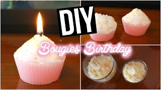 DIY ♡ Bougies Gâteau Anniversaire I Candle Birthday I DIY Français [upl. by Sirod]