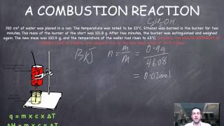 5 Calorimetry Calculations combustion [upl. by Justina]