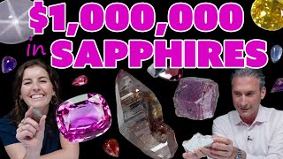 1 Million Dollars in Sapphires  Most Colorful Gemstone [upl. by Tiphane123]