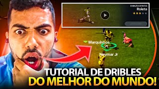 😱 TUTORIAL DE DRIBLES COM O MELHOR DRIBLADOR DO MUNDO NO FC MOBILE 24 🔥 [upl. by Nev]