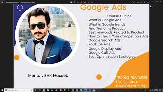 Ortex Media Batch no 28 Lect  1 Google Ads By Sir SHK HASEEB [upl. by Andert480]