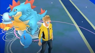 A Wild Feraligatr Has Appeared Huge 2039 Combat Power San Leandro Marina Gen 2 Adventures [upl. by Eniamreg]