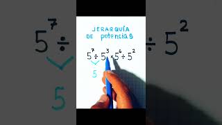 EXAMEN de potencias youtubeshorts matematicas youtube maths [upl. by Anib]