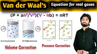 vander Waal equation  real gas equation  complete explanation  L12 [upl. by Dosi444]