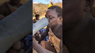 its Incredible beers 🍻 Hadzabe tribe hunts enjoying drinking😋🍺So Amazingculture africa [upl. by Eesyak]