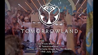 Djs From Mars Live attomorrowland  House Of Fortune Stage by jbl audio 19th July 2024  Full Set [upl. by Beverie]