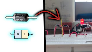 Crea un Transistor NPN Usando 2 Diodos 🔥 [upl. by Estas]