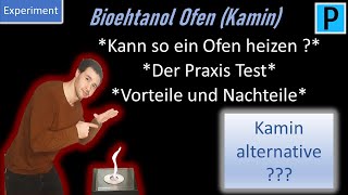 Bioehtanol Ofen  Kamin  Kann so ein Ofen heizen  Der Praxis Test [upl. by Stewart]