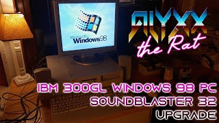 Windows 98 PC SoundBlaster Upgrade [upl. by Ordnasela]