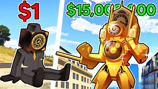 1 VS 15000000 CLOCKMAN In GTA 5 [upl. by Vanda119]