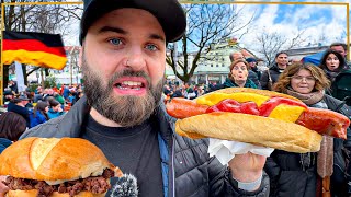 UM DIA INTEIRO PROVANDO COMIDAS DE RUA NA ALEMANHA [upl. by Roda13]