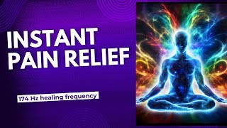 Healing music for pain  174 Hz Solfeggio frequency  Instant relief from any physical pain [upl. by Yevol]