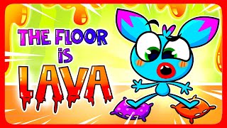 The Floor Is Lava Dance 💛  Nursery Rhymes and Kids Songs 💛 [upl. by Brew789]