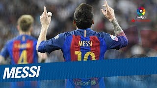 TOP 10 Goals Lionel Messi LaLiga Santander 20162017  Pichichi Trophy [upl. by Airun]