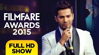 60th Filmfare Awards  Filmfare Awards 2015  Full Show HD  Shah Rukh Khan Varun Dhawan [upl. by Vincents711]