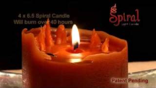 Spiral Lights Spiral Burning Self Filling Candle  YouTubeflv [upl. by Nadab908]