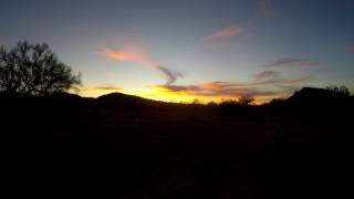 One minute sunset at Ironwood National Monument Arizona [upl. by Ecenaj]