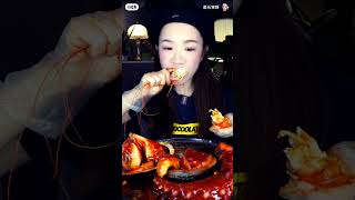 ASMR chinese eating show mukbang no talking shortsfoods shorts viral [upl. by Izmar258]