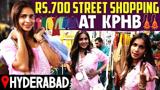 700RS Street Shopping At KPHB  Affordable Price  Samyuktha Shan [upl. by Ennaehr]