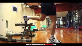 Preparazione Fisica Pallavolo  Split Squat Jump [upl. by Gnivri]