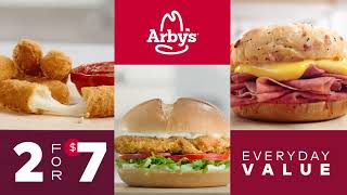 Arbys 2 for 7 Everyday Value  Beef N Cheddar [upl. by Haimes161]