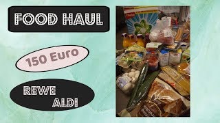 Food Haul  Aldi SÜD  Rewe Lillydoo Höschen Windeln [upl. by Enyr339]