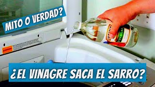 el vinagre saca el sarro de las lavadorasmito o verdad [upl. by Neelloj432]