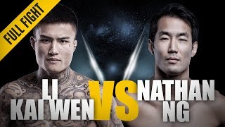 ONE Full Fight  Li Kai Wen vs Nathan Ng  Impressive Finishing Instinct  November 2015 [upl. by Aicats]