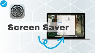 How To Set Up Screen Saver In MacOS [upl. by Bower178]