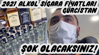 2021 ALKOL SİGARA FİYATLARI GÜRCİSTAN  BATUM TÜRK SOKAĞI [upl. by Eleda8]