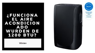 Aire Acondicionado Portatil Wurden 12000 BTU Review [upl. by Nerrak]