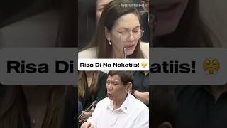 Di Na Nakatiis si Sen Risa kay Pres Duterte 😡 [upl. by Franky721]