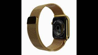 24k Gold Apple Watch 10 with Gold Milanese Strap  Goldgenie  Video applewatch10 [upl. by Pedrotti]