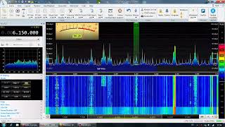 Radio Europa 24 auf Kurzwelle AM 6150 khz ► SDR console SDRPlay 📻 RSPdx SDRangel 🌞 Langdrahtantenne [upl. by Reltuc474]