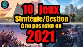 Top 10 Jeux StratégieGestionCity builder à ne pas maquer en 2021 PC [upl. by Chery]