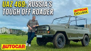 EXCLUSIVE UAZ 469 review  PUBG offroader driven in India  First Drive  Autocar India [upl. by Ahsenek]