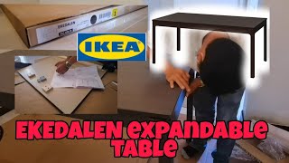 IKEA EKEDALEN TABLE  THEFLORESVLOGS [upl. by Pearla]