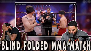 CLUTCH GONE ROGUE REACTS TO ChiseledAdonis BLINDFOLDED MMA Fight [upl. by Fiske]