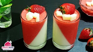 Panna Cotta  Strawberry Panna Cotta Recipe  Dessert Recipes [upl. by Nesaj]