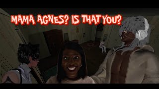 DAY 8 FOR HOMIES  PLAYIN HORROR GAMES  MAMA AGNES [upl. by Resa212]