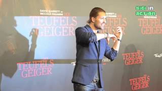 Weltpremiere DER TEUFELSGEIGER mit David Garrett in München am 24102013 Short Version [upl. by Aihsinyt]