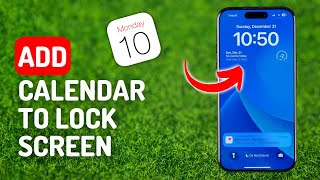 How to Add Calendar to iPhone Lock Screen [upl. by Barbi232]